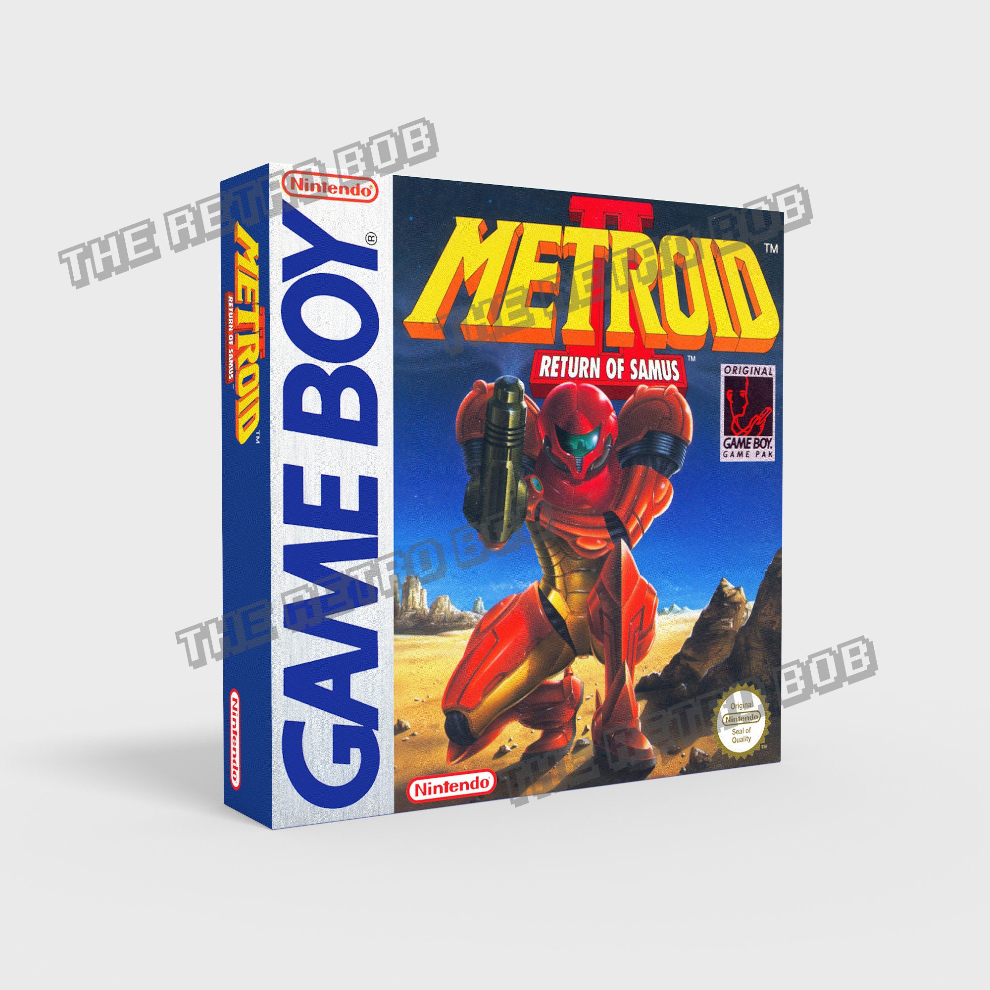 Metroid 2 Reproduced Replacement Box Case High Quality Etsy