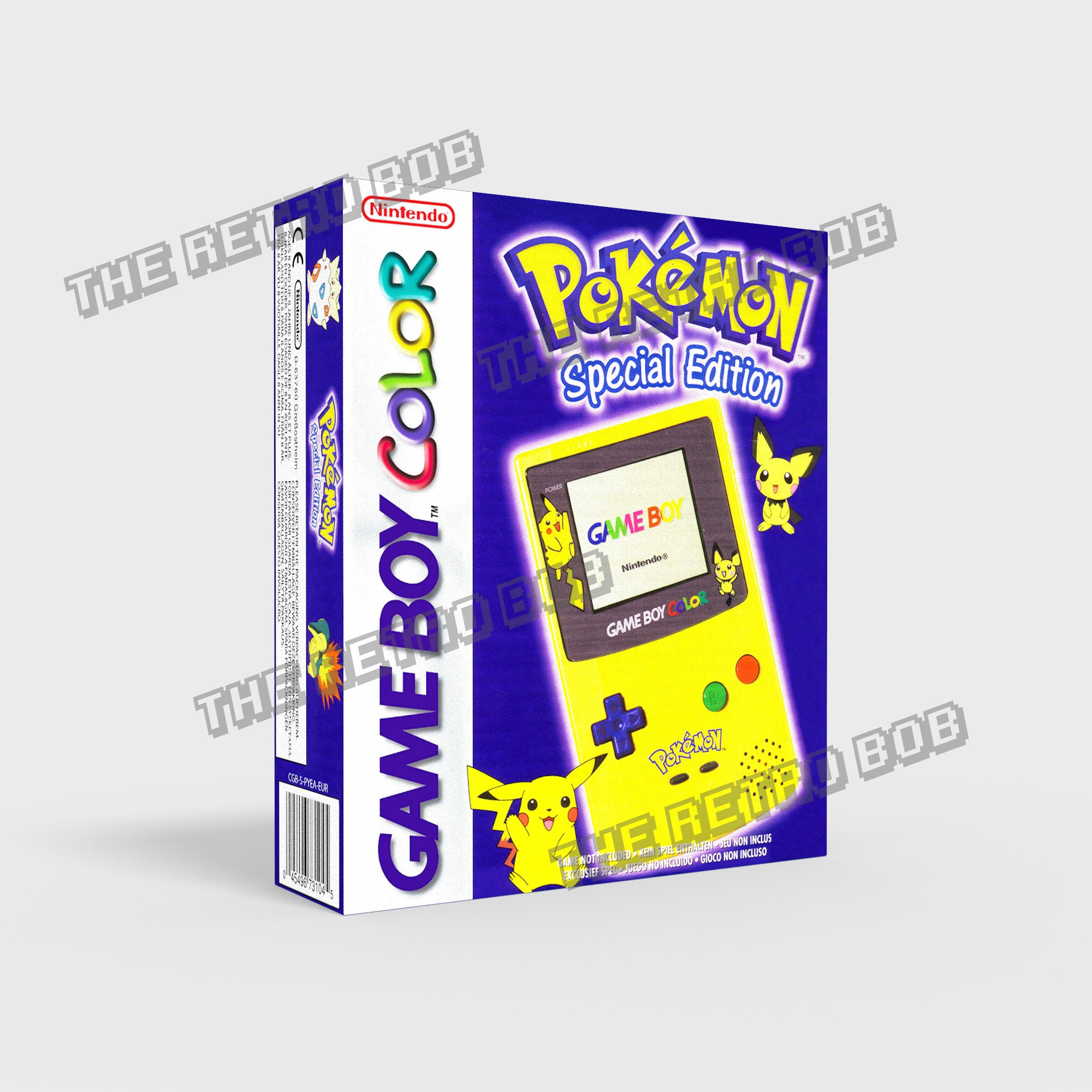 Game Boy Color Pikachu Reproduced Replacement Box Case - Etsy Australia