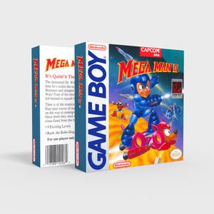 Megaman II - Reproduced Replacement Box | Case - High Quality