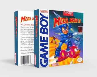 Megaman II Game Boy - Replacement Box