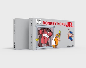 DonkeyKong Jr. (Game & Watch) - Reproduced Replacement Box | Case - High Quality