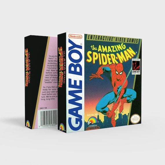 Spiderman Game Boy - Replacement Box - Etsy
