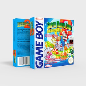 Super Mario Land 2 : 6 Goldene Münzen - Reproduzierte Ersatzbox | Hülle - Hohe Qualität