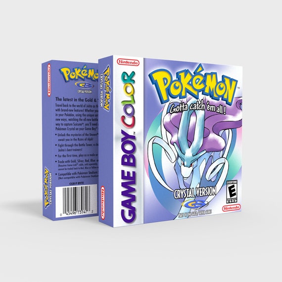 Pokemon Crystal - Replacement Box - Etsy