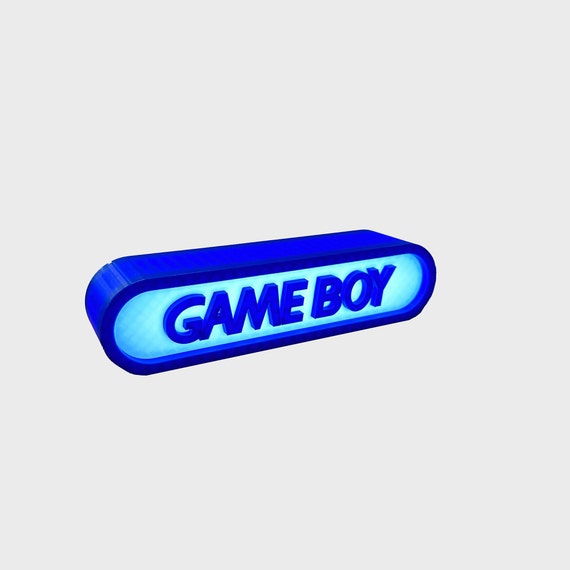 Néon LED à poser forme Gameboy 17x23,5cm