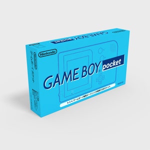 Game Boy Pocket Japan [Toyota] - Reproduced Replacement Box | Case - High Quality