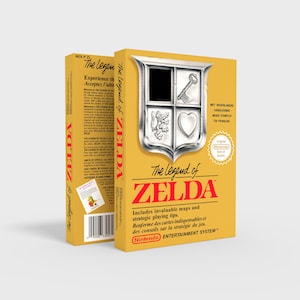 The Legend of Zelda - Reproduced Replacement Box | Case - High Quality