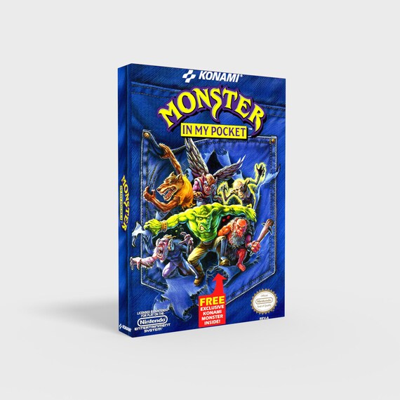 Monster in My Pocket – NES Replacement Box - Etsy