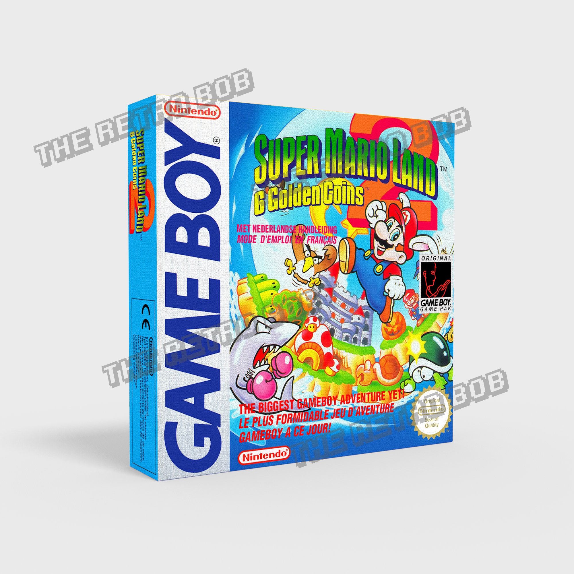 Super Mario Land 2 Game Boy - Replacement Box - Etsy