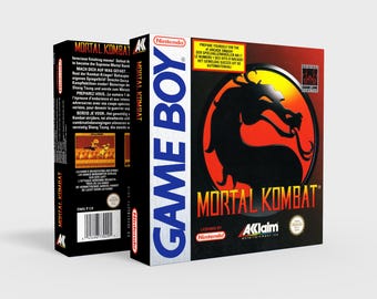 Mortal Kombat Game Boy - Caja de repuesto