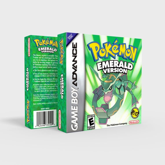 Pokemon Emerald Ruby Sapphire Fire Red Leaf Green Boxed set GameBoy Advance  GBA