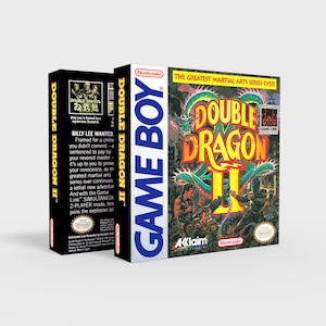Double Dragon 2 - Reproduced Replacement Box | Case - High Quality