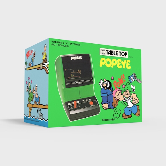 POPEYE - TABLE TOP - Reproduced Replacement Box | Case