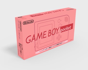 Authentic Nintendo Gameboy Pocket - Pink - 100% OEM - Rare - Etsy 日本