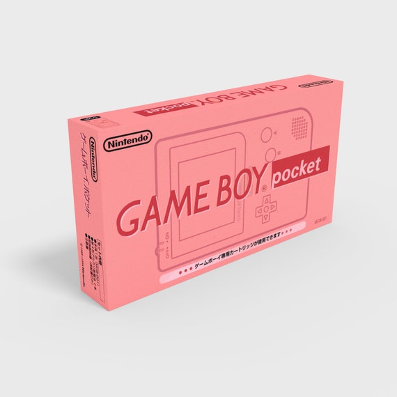 【動作確認済み】ゲームボーイポケット ピンク GAME BOY pocket Gameboy Pocket PINK Console MGB-001 Nintendo M13425605 made