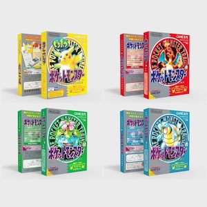 Pokemon GameBoy Box | High-Quality Reproduction Replacement Case