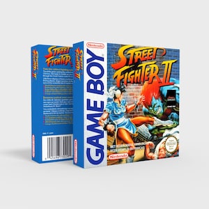 Street Fighter 2 - Reproduced Replacement Box | Case - High Quality