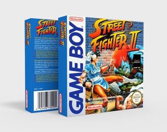 Street Fighter 2 - Reproduced Replacement Box | Case - High Quality