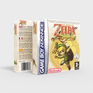 The Legend of Zelda - The minish Cap - Reproduced Replacement Box | Case - High Quality