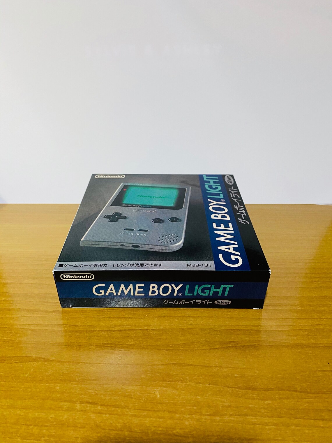 Game Boy Light Silver japan Reproduced Replacement Box Etsy