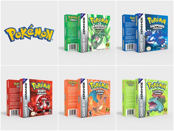 Pokemon Sapphire Ruby & Emerald New Batteries Cleaned Compete In Box