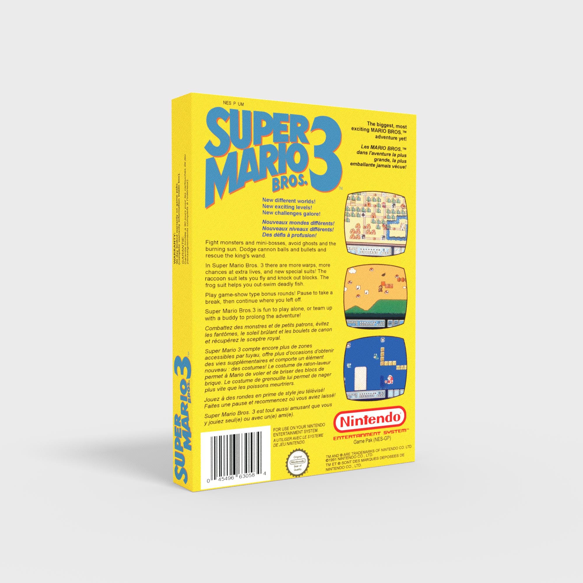 スーパーマリオブラザーズ3 NES - 交換用ボックス - Etsy 日本