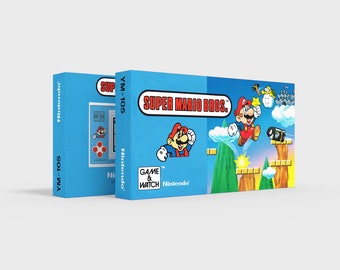 Super Mario Bros (Game & Watch) - Reproduced Replacement Box | Case - High Quality