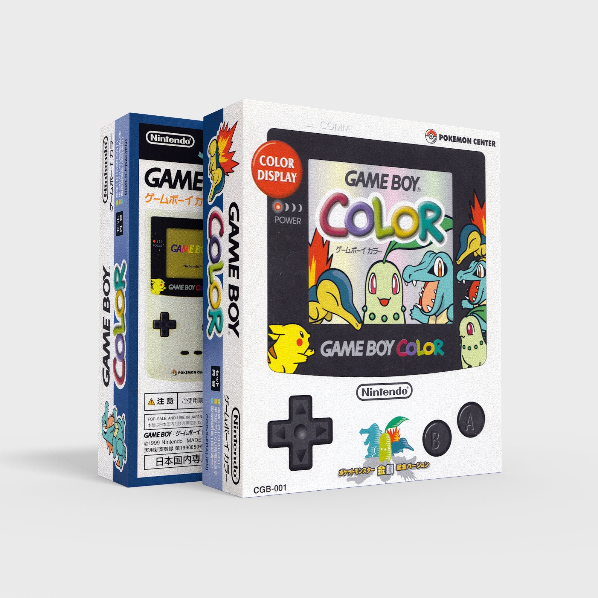 Boîte console Game Boy Color Pokemon + carton intérieur