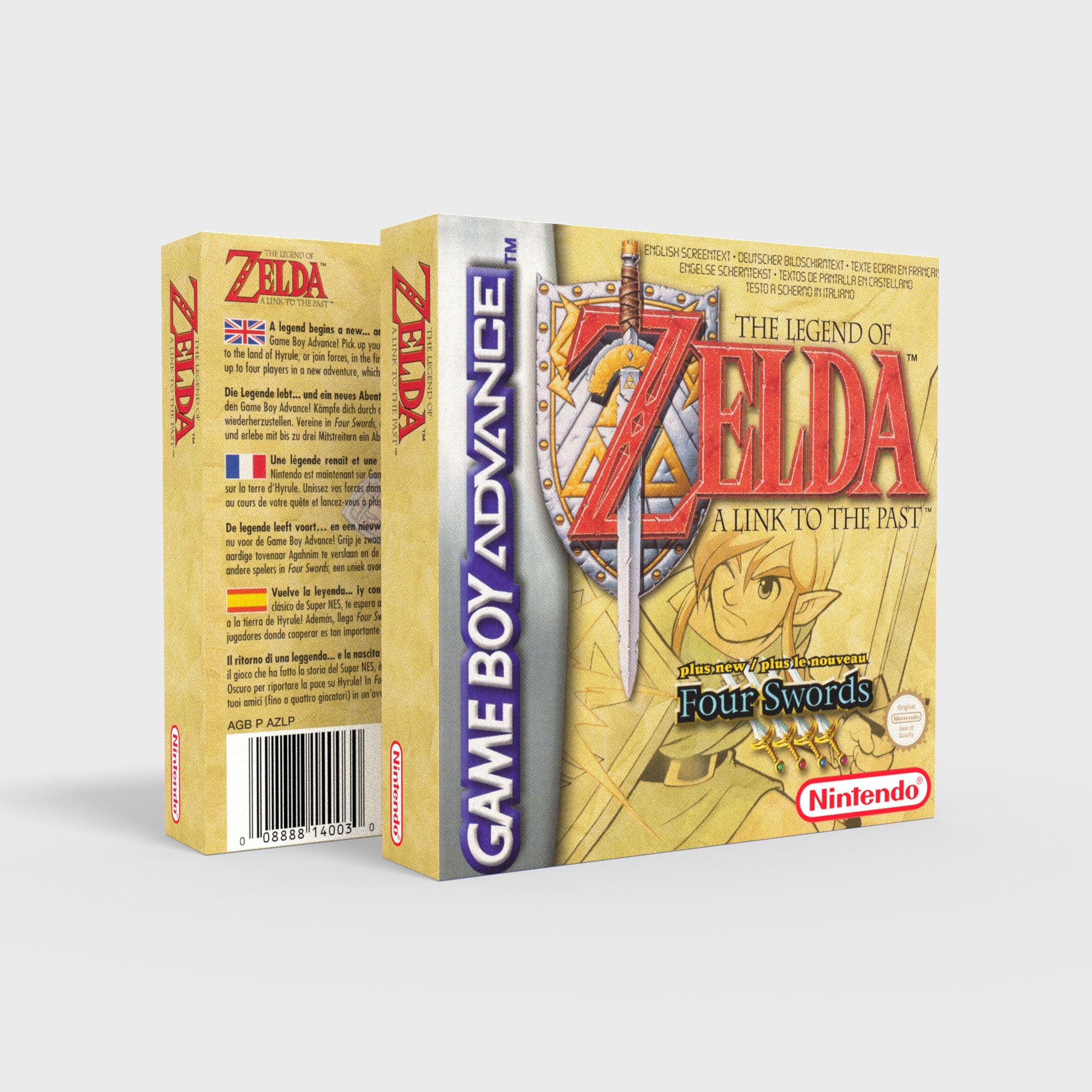 Legend of Zelda: A Link to the Past Four Swords Game Boy Advance