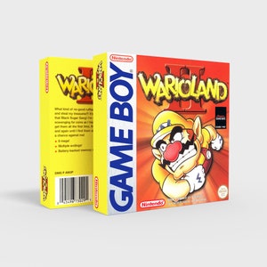 WarioLand 2 - Reproduced Replacement Box | Case - High Quality