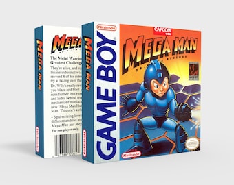 Megaman Game Boy - Replacement Box