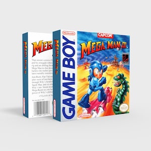 Megaman III - Reproduced Replacement Box | Case - High Quality