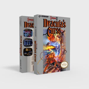 Dracula&#39;s Curse - Reproduced Replacement Box | Case - High Quality