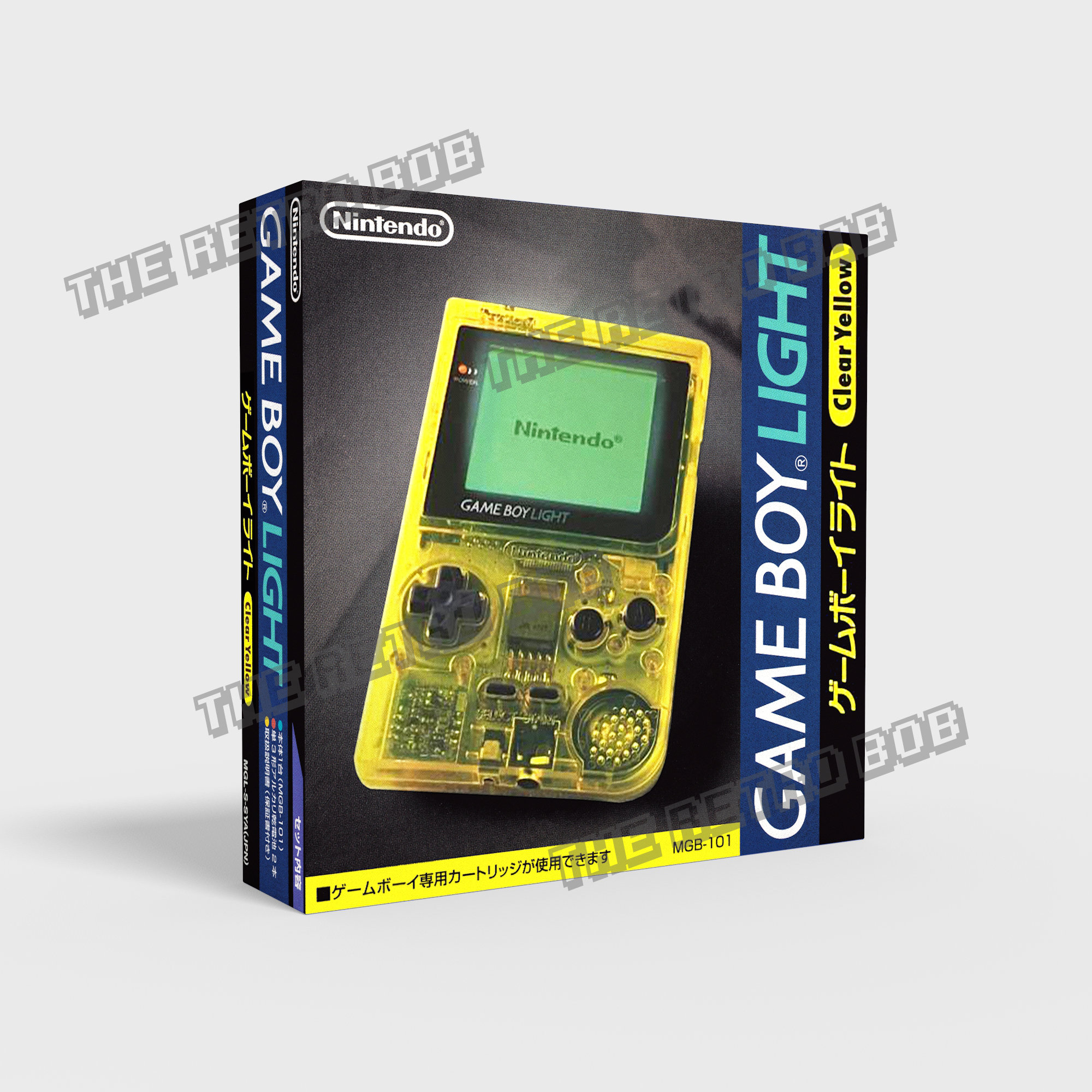 Game Boy Light Clear Yellow [japan] - Reproduced Replacement
