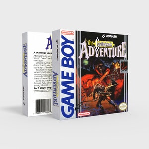 Castlevania Adventure - Reproduced Replacement Box | Case - High Quality