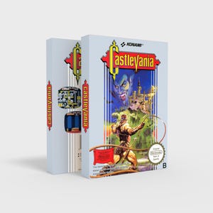 Castlevania - Reproduced Replacement Box | Case - High Quality