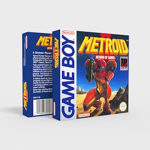 Metroid 2 - Reproduced Replacement Box | Case - High Quality