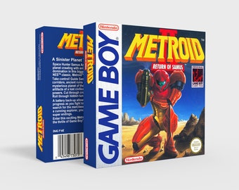 Metroid 2 - Reproduced Replacement Box | Case - High Quality