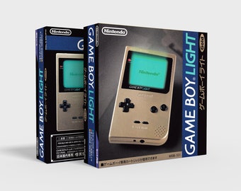 Game Boy Light Gold [japan] - Reproduced Replacement Box