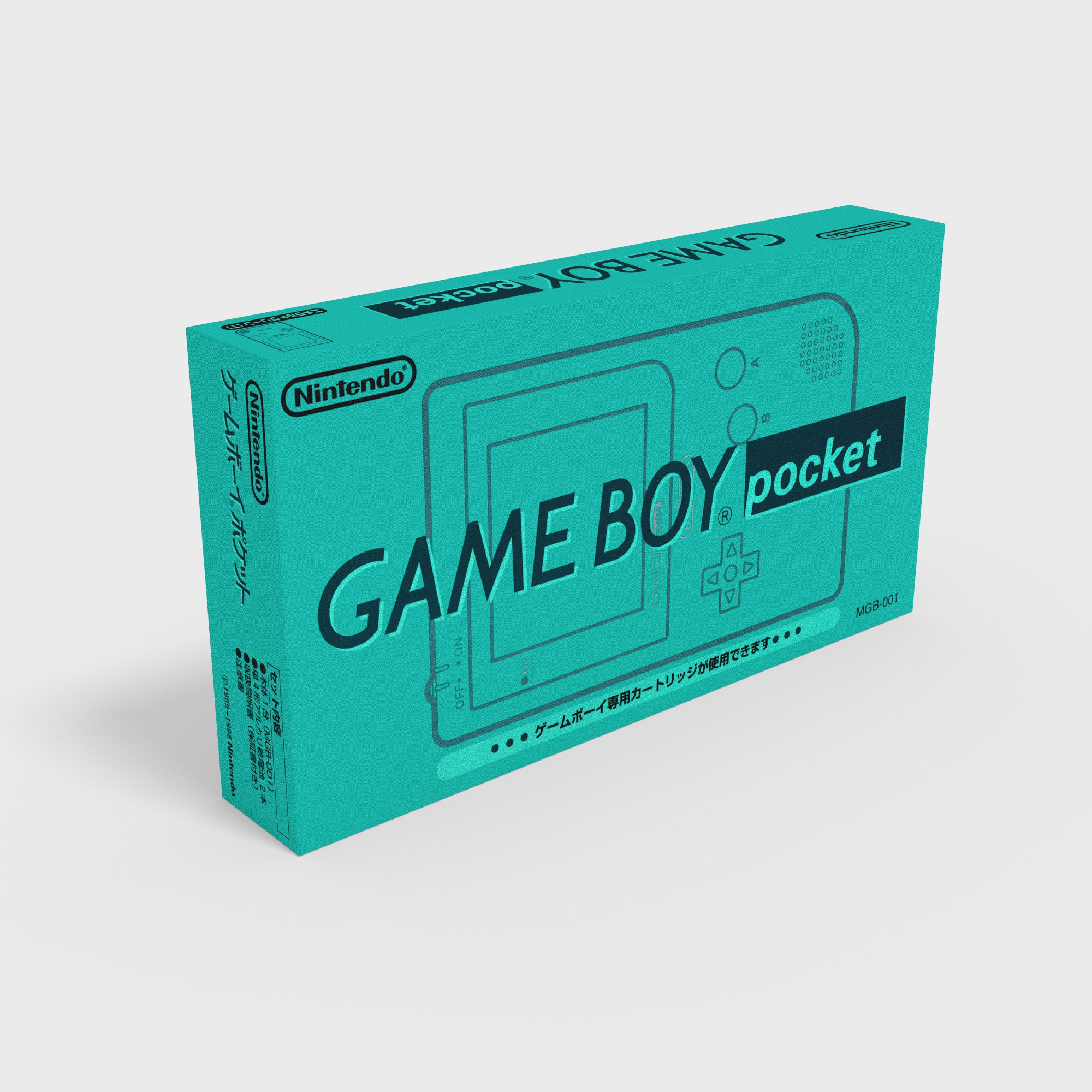 【新品・未使用】GAMEBOYpocket グリーン Game Boy Pocket Japan [emerald Green] - Reproduced