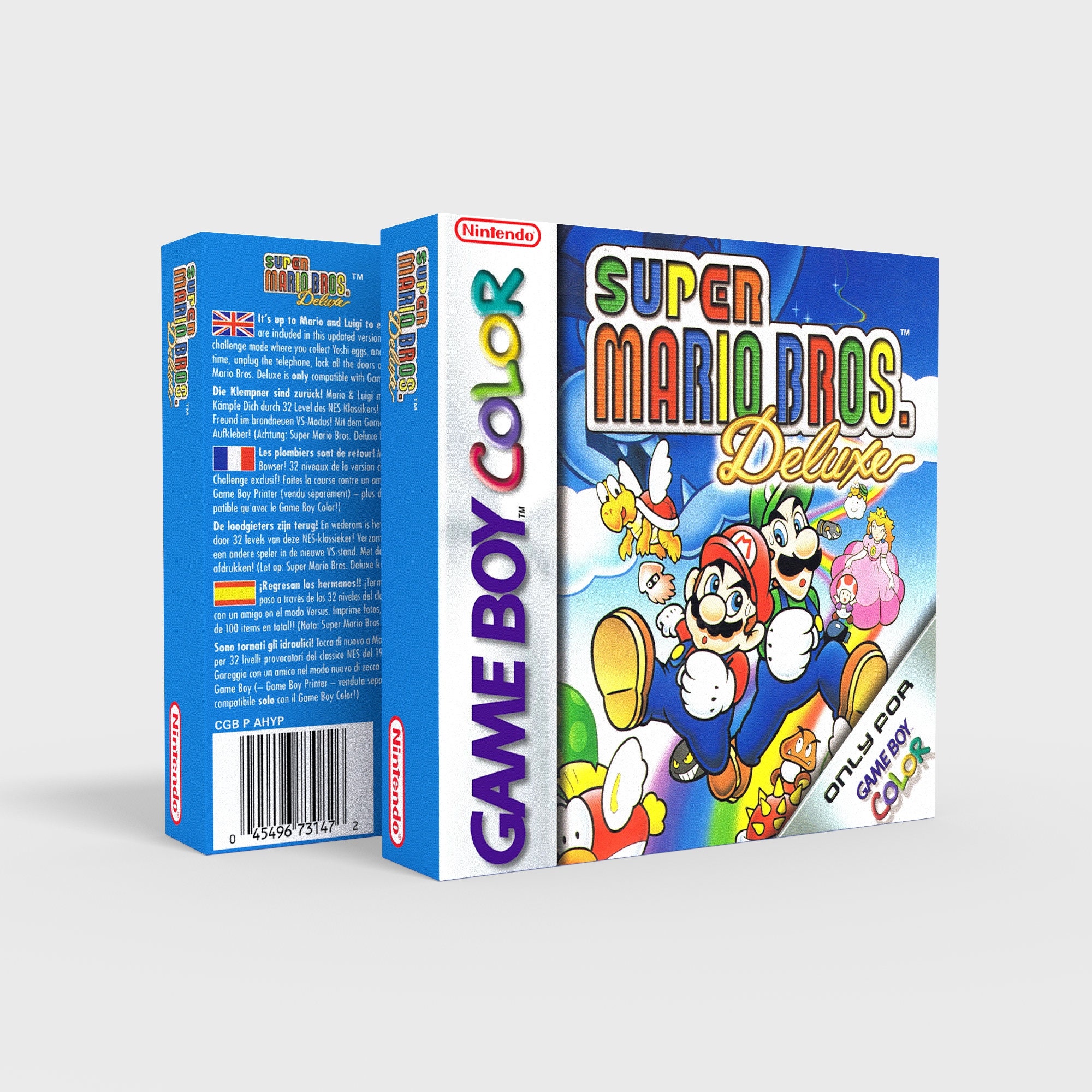 Super Mario Bros. Deluxe [USA] - Nintendo Gameboy Color (GBC) rom download