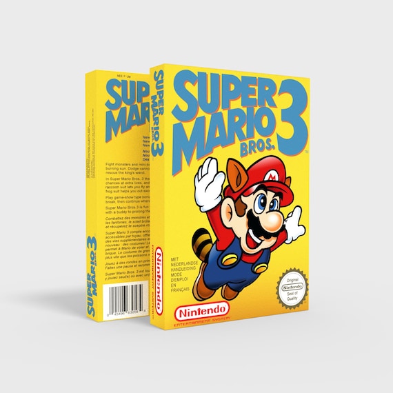 Super Mario Bros 3 NES - Replacement Box - Etsy