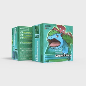 Game Boy Advance SP [Venusaur] - Caja/estuche de repuesto reproducido - Alta calidad