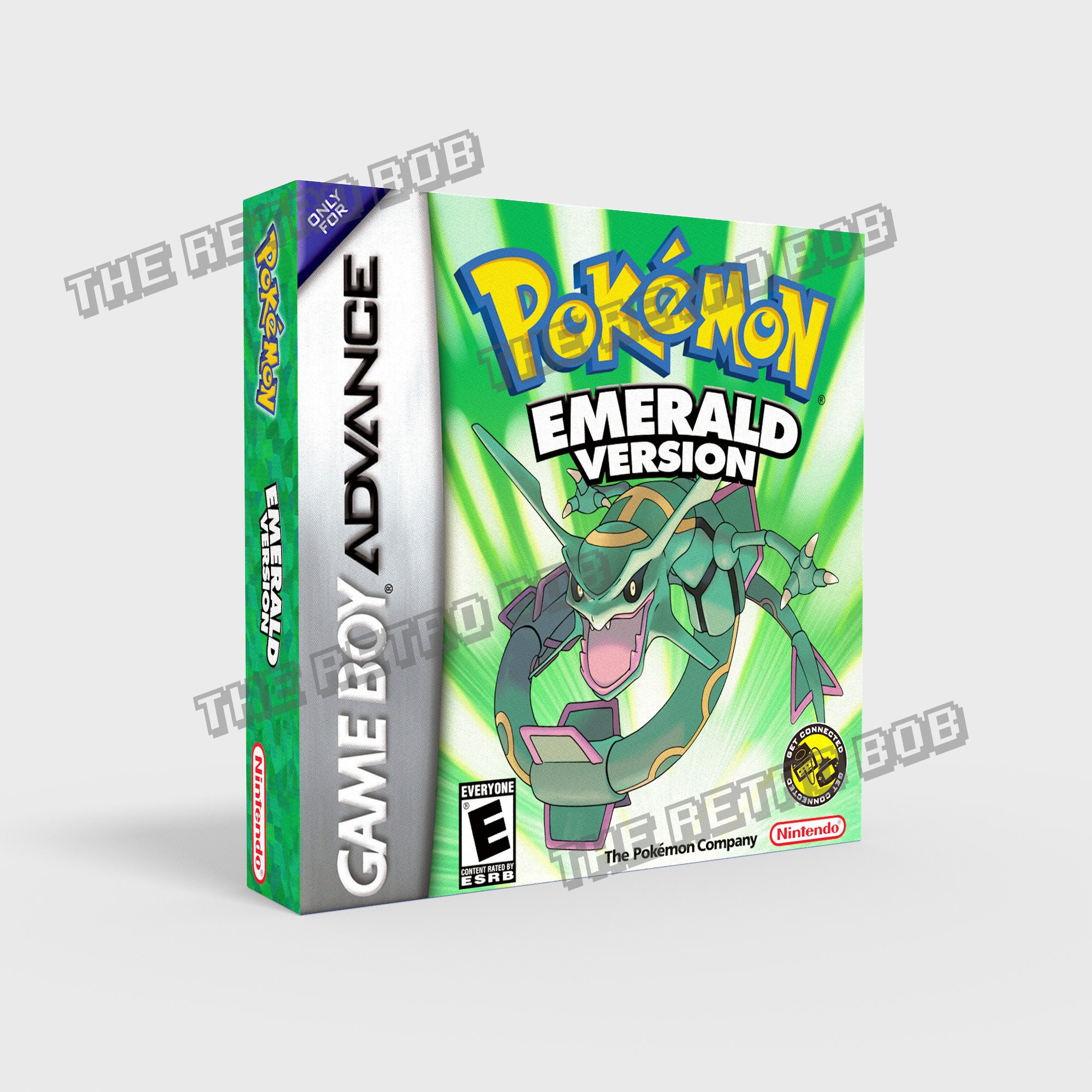 Video Game Console Card, Pokemon Emerald Box
