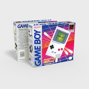 Game Boy Console [USA] - Reproduced Replacement Box | Case - High Quality
