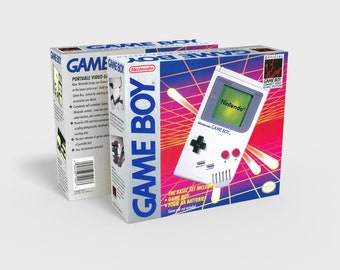 Game Boy Console [US]- Reproduced Replacement Box | Case - High Quality
