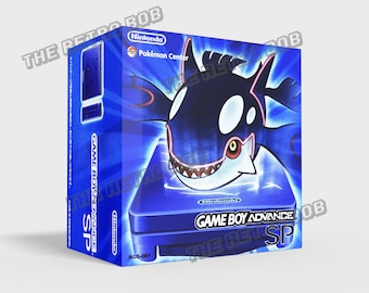 カイオーガ ゲームボーイアドバンスSP 本体 - 交換用ボックス - Etsy 日本
