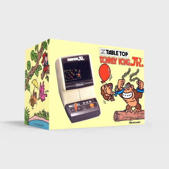 Donkey Kong JR - TABLE TOP - Reproduced Replacement Box