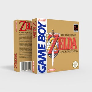 Zelda Link&#39;s Awakening - Reproduced Replacement Box | Case - High Quality