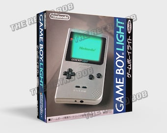 Game Boy Light Silver [japan] - Reproduced Replacement Box